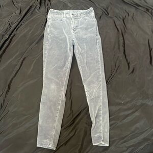 American Eagle grey cord pant